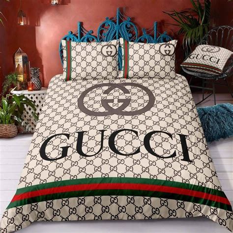 gucci king size comforter set|designer comforter sets Gucci.